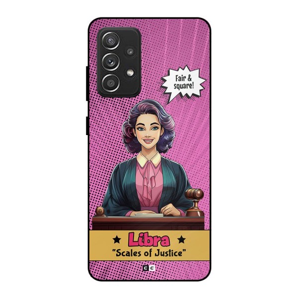 Libra Justice Metal Back Case for Galaxy A52