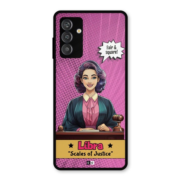 Libra Justice Metal Back Case for Galaxy F13