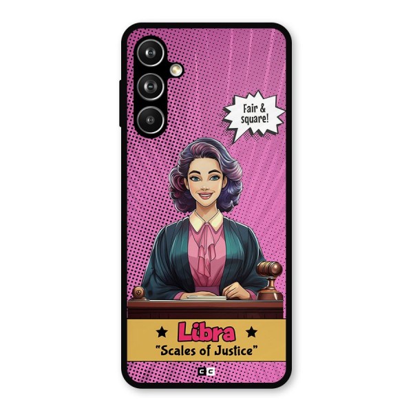 Libra Justice Metal Back Case for Galaxy F54