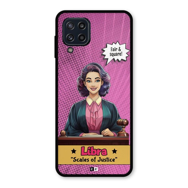 Libra Justice Metal Back Case for Galaxy M32