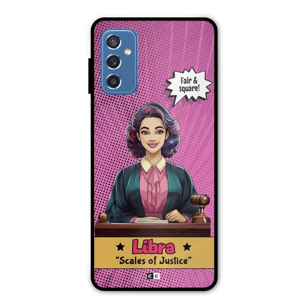 Libra Justice Metal Back Case for Galaxy M52 5G