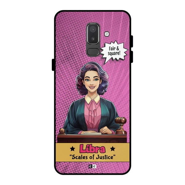 Libra Justice Metal Back Case for Galaxy On8 (2018)