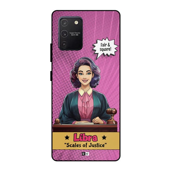 Libra Justice Metal Back Case for Galaxy S10 Lite