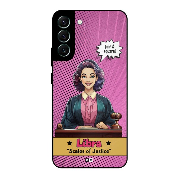 Libra Justice Metal Back Case for Galaxy S22 Plus 5G