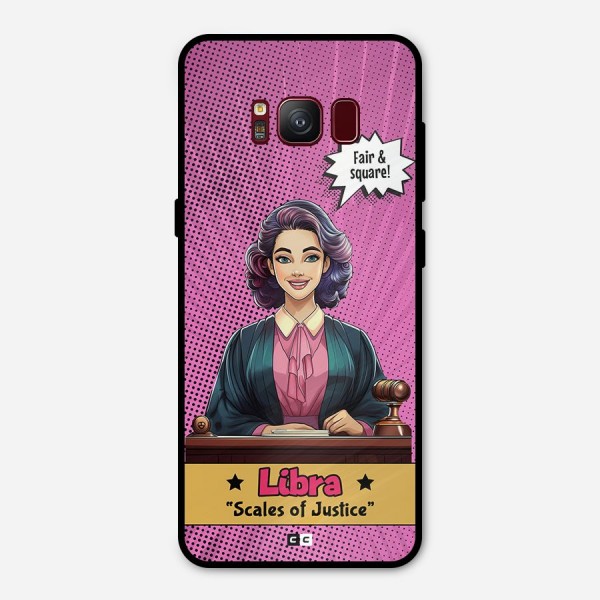 Libra Justice Metal Back Case for Galaxy S8