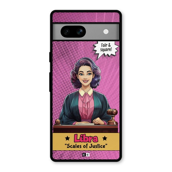 Libra Justice Metal Back Case for Google Pixel 7a