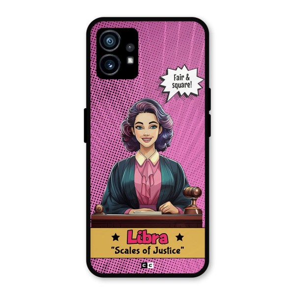 Libra Justice Metal Back Case for Nothing Phone 1