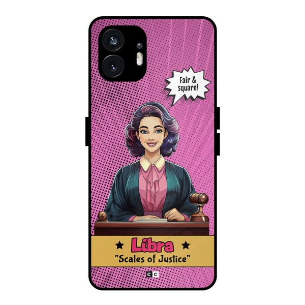 Libra Justice Metal Back Case for Nothing Phone 2