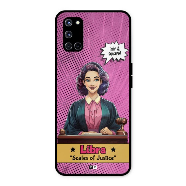 Libra Justice Metal Back Case for Oppo A52