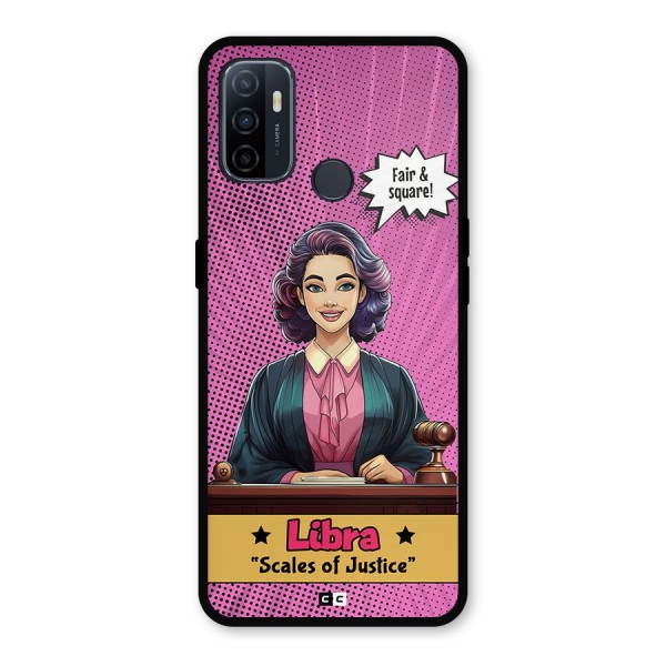 Libra Justice Metal Back Case for Oppo A53