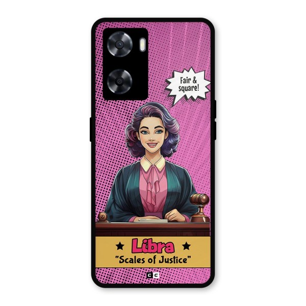 Libra Justice Metal Back Case for Oppo A77