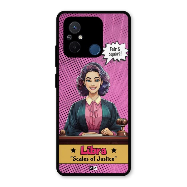 Libra Justice Metal Back Case for Poco C55