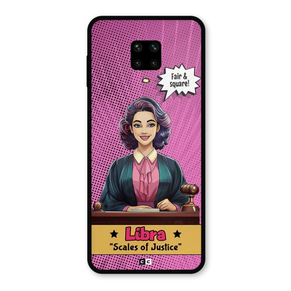 Libra Justice Metal Back Case for Poco M2