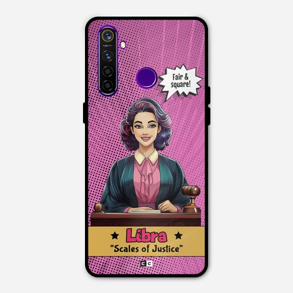 Libra Justice Metal Back Case for Realme 5 Pro