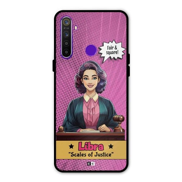 Libra Justice Metal Back Case for Realme 5i