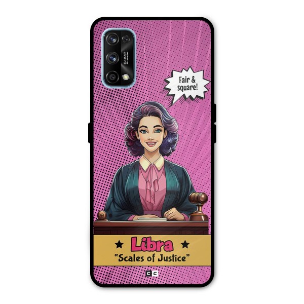 Libra Justice Metal Back Case for Realme 7 Pro