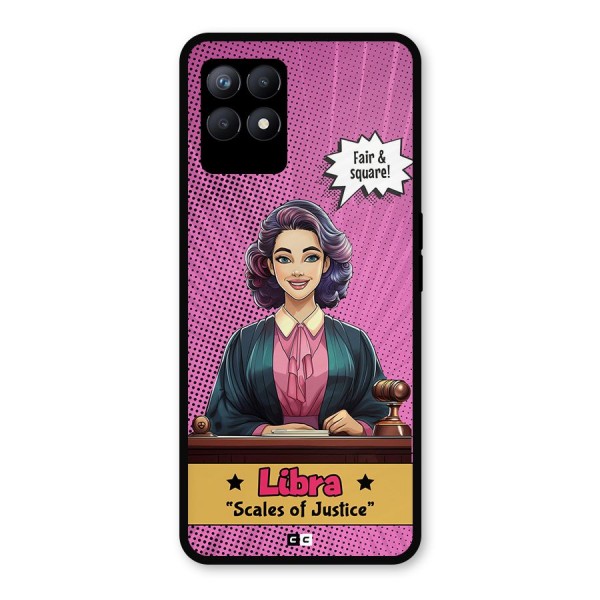 Libra Justice Metal Back Case for Realme 8i