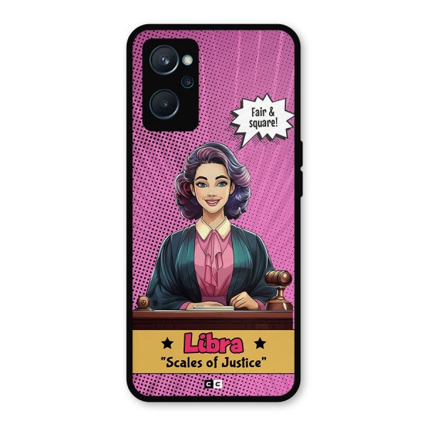 Libra Justice Metal Back Case for Realme 9i