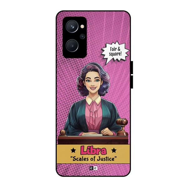 Libra Justice Metal Back Case for Realme 9i 5G