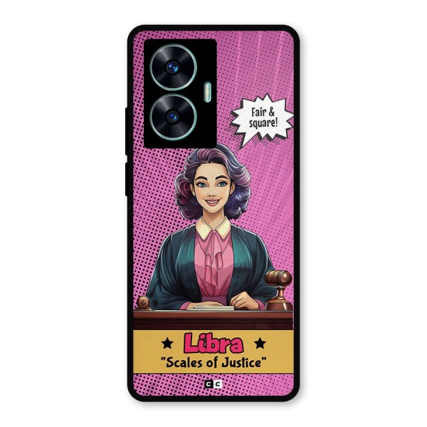 Libra Justice Metal Back Case for Realme C55