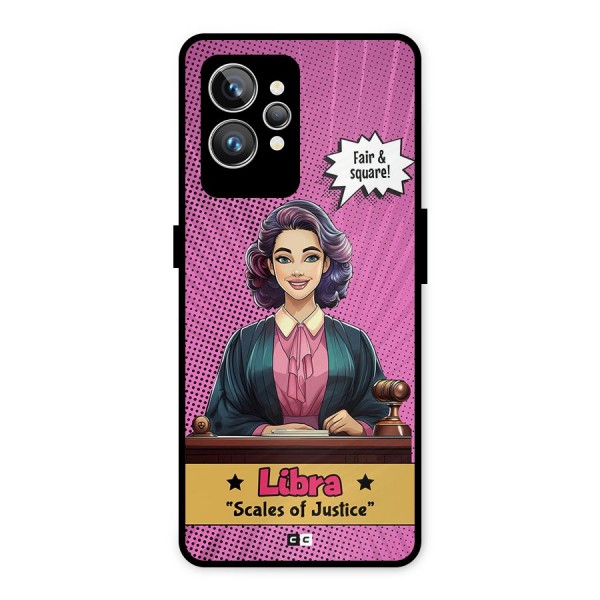 Libra Justice Metal Back Case for Realme GT2 Pro