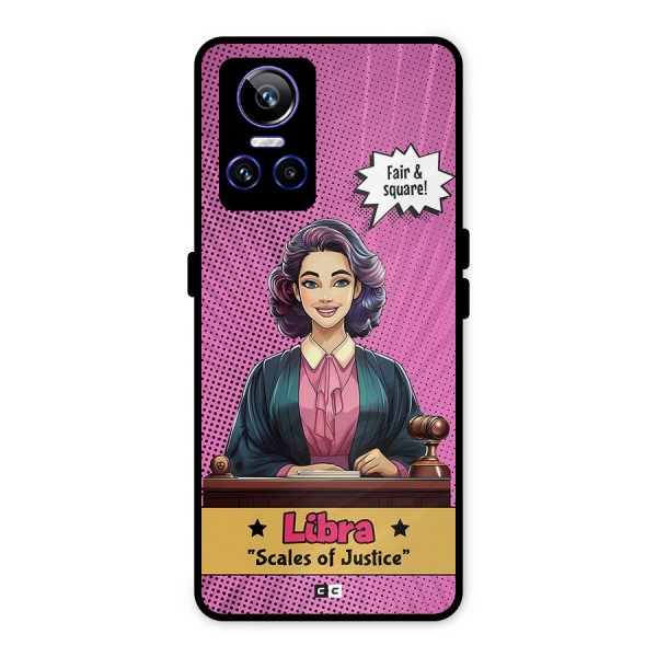 Libra Justice Metal Back Case for Realme GT Neo 3