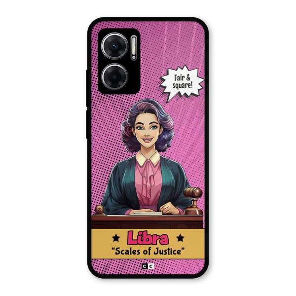 Libra Justice Metal Back Case for Redmi 11 Prime 5G