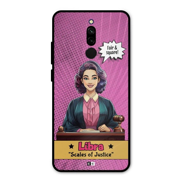 Libra Justice Metal Back Case for Redmi 8