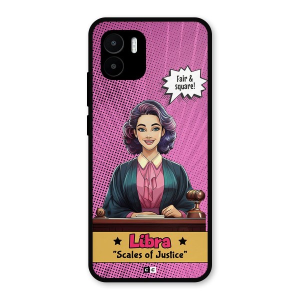 Libra Justice Metal Back Case for Redmi A2