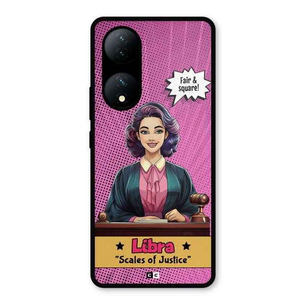 Libra Justice Metal Back Case for Vivo T2