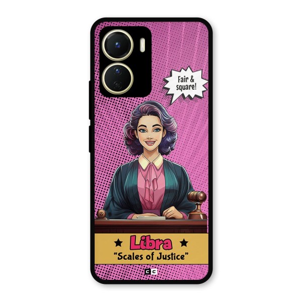 Libra Justice Metal Back Case for Vivo T2x