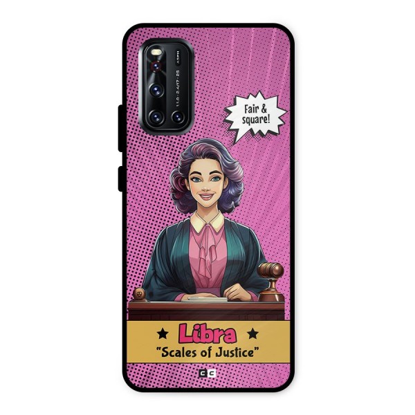 Libra Justice Metal Back Case for Vivo V19