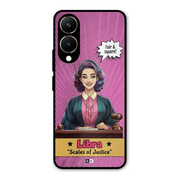 Libra Justice Metal Back Case for Vivo Y28