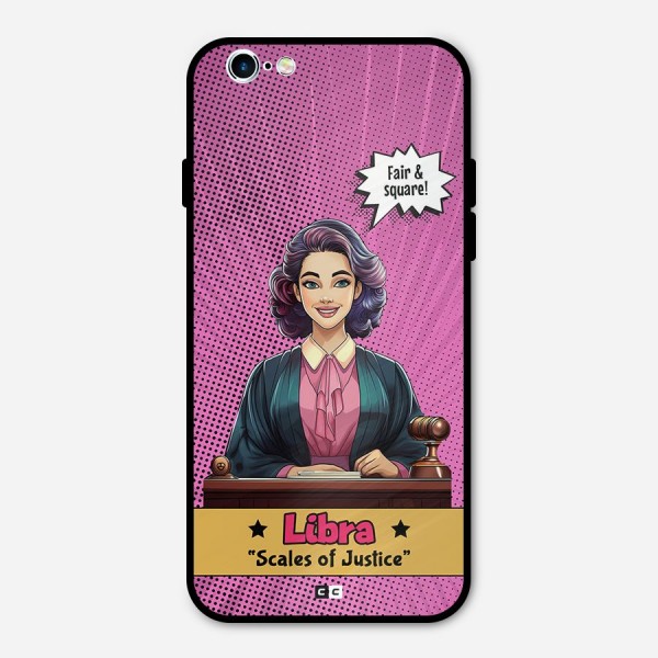 Libra Justice Metal Back Case for iPhone 6 6s