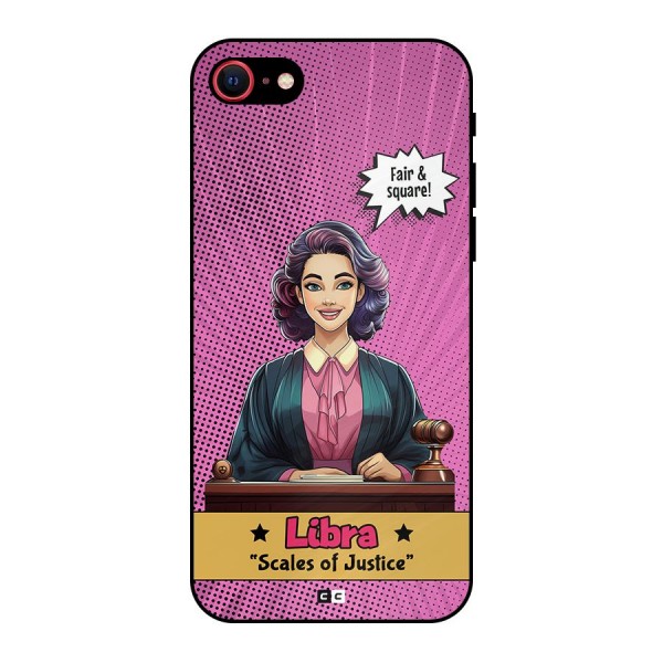 Libra Justice Metal Back Case for iPhone 7