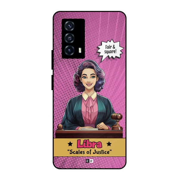 Libra Justice Metal Back Case for iQOO Z5