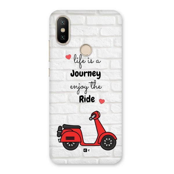 Life Is A Journey Back Case for Mi A2