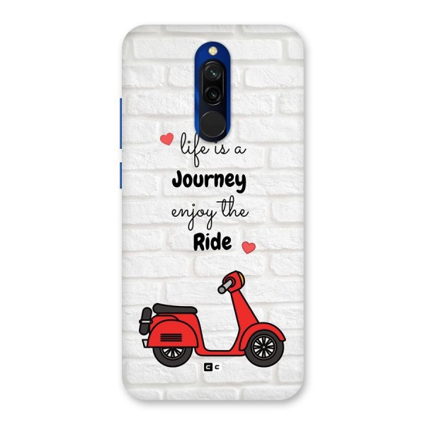 Life Is A Journey Back Case for Redmi 8