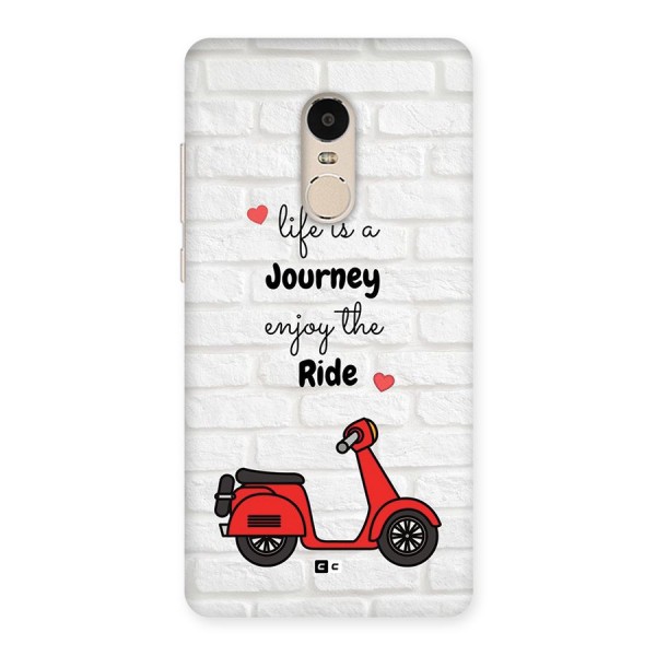 Life Is A Journey Back Case for Redmi Note 4