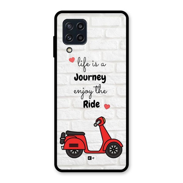 Life Is A Journey Glass Back Case for Galaxy M32