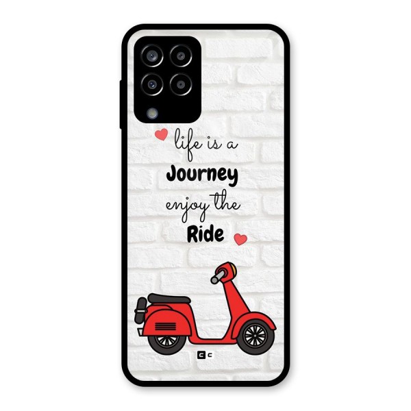 Life Is A Journey Glass Back Case for Galaxy M33