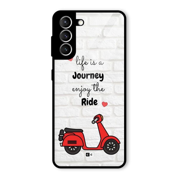 Life Is A Journey Glass Back Case for Galaxy S21 5G