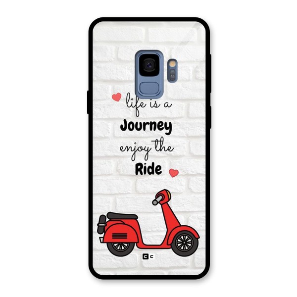 Life Is A Journey Glass Back Case for Galaxy S9