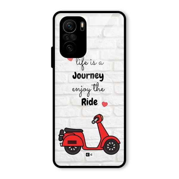 Life Is A Journey Glass Back Case for Mi 11x