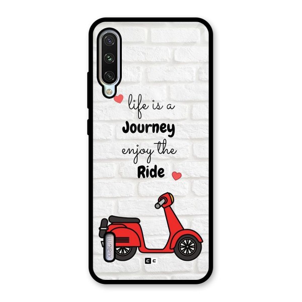 Life Is A Journey Glass Back Case for Mi A3