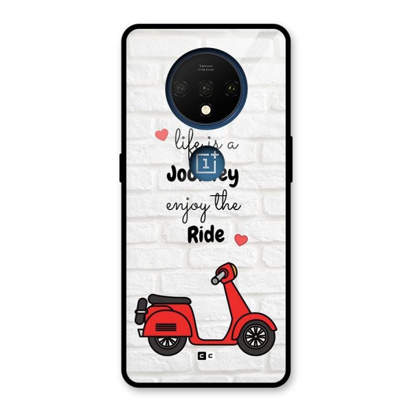 Life Is A Journey Glass Back Case for OnePlus 7T