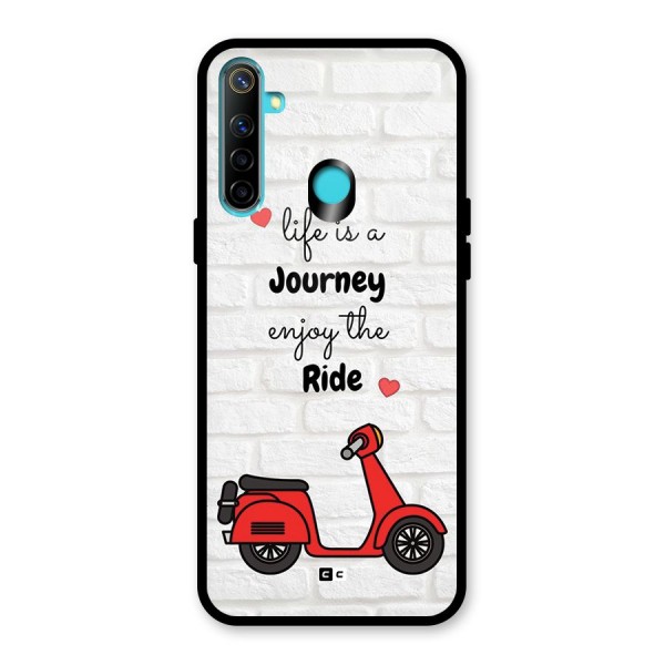 Life Is A Journey Glass Back Case for Realme 5