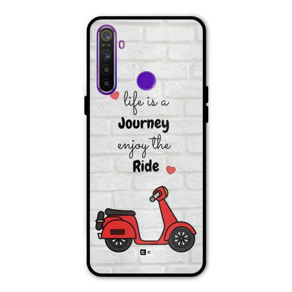 Life Is A Journey Glass Back Case for Realme 5s