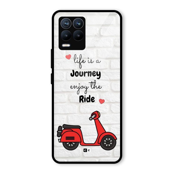 Life Is A Journey Glass Back Case for Realme 8