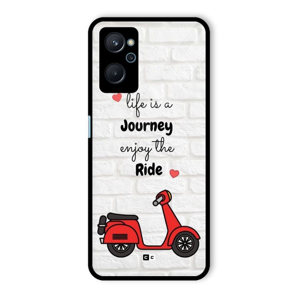 Life Is A Journey Glass Back Case for Realme 9i